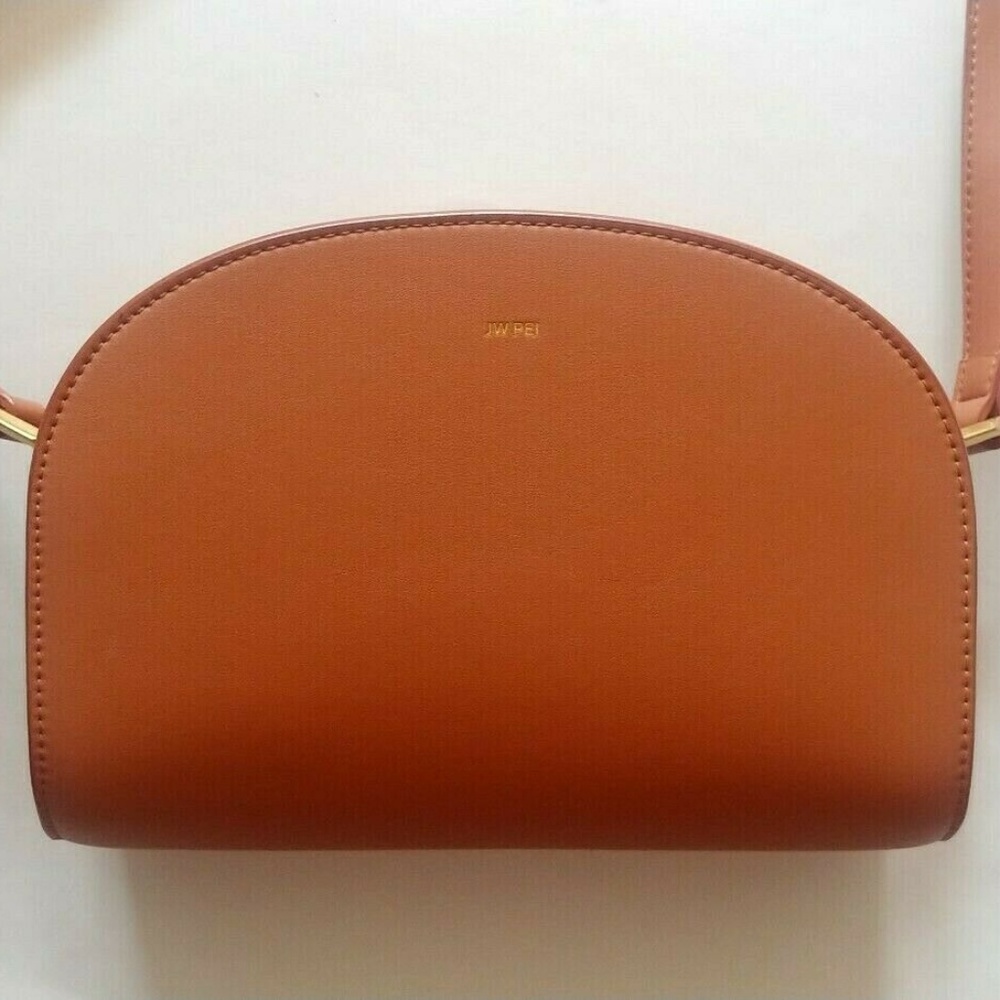 JW PEI Tan Color Crossbody Shoulder Bag Vegan Leat